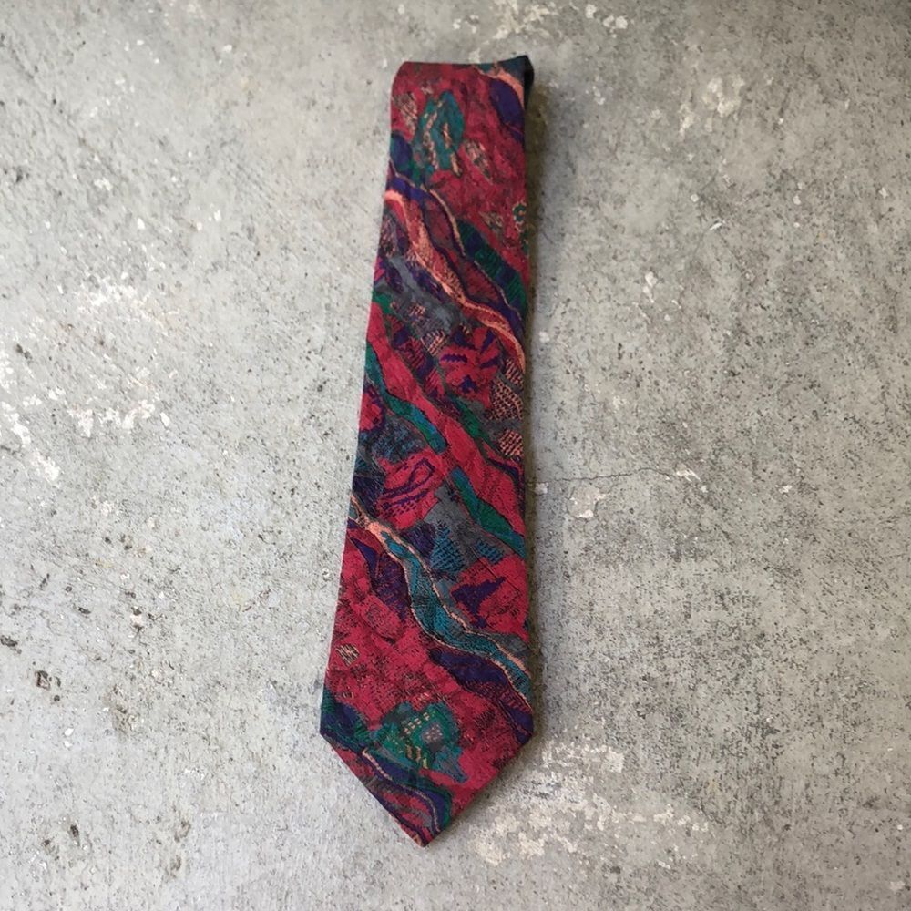 Corgi silk tie